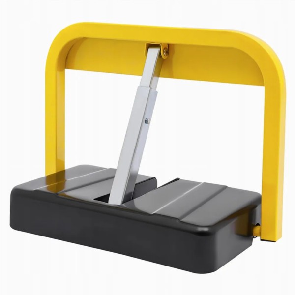 Blocator Parcare Automat cu 2 Telecomenzi profesional din metal rezistenta 3 Tone, Barieră Rabatabilă Electrică, Antiparcare, IP67, Rezistență 3 Tone, 42x31 cm