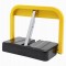 Blocator Parcare Automat cu 2 Telecomenzi profesional din metal rezistenta 3 Tone, Barieră Rabatabilă Electrică, Antiparcare, IP67, Rezistență 3 Tone, 42x31 cm