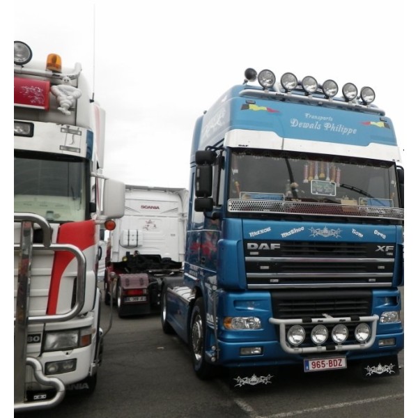 Bullbar/Bara Proiectoare Inox Grila Partea Inferioara Daf XF 95