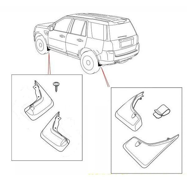 Set Aparatori Noroi Subaru XV 2012-2016