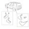 Set Aparatori Noroi Subaru XV 2012-2016