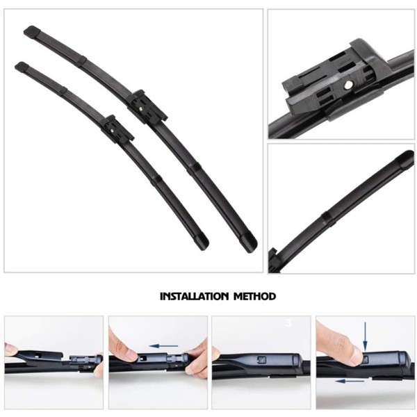 Set Stergatoare Parbriz Vw Polo 2009-2016  Viison Ultra dedicate (set 2 buc sofer+pasager)