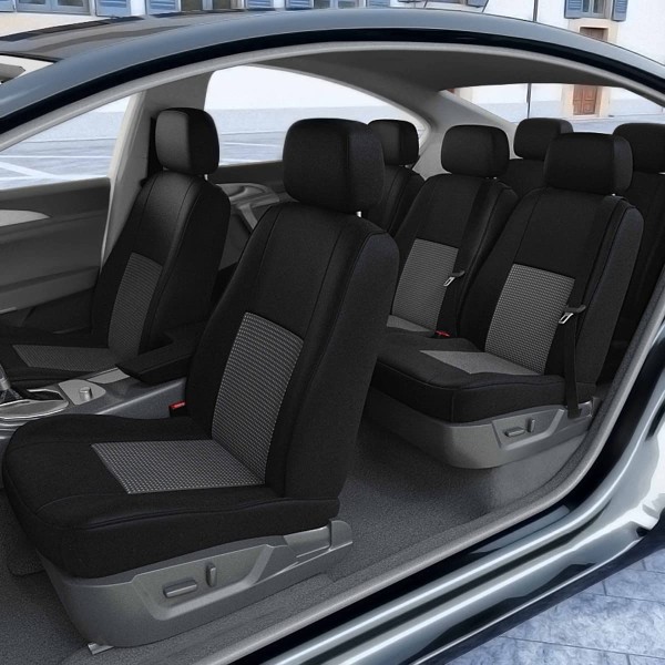 Huse Scaune 7 Locuri Fiat Freemont din bumbac cu cotiere pasageri