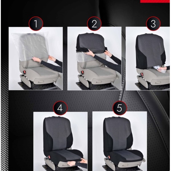 Huse Scaune 7 Locuri Dacia Lodgy 2013-2022 din bumbac cu cotiere pasageri