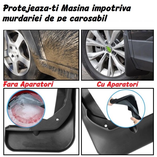 Aparatori Noroi NISSAN PRIMERA P12 2004 Set Fata si Spate 4 buc premium