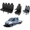 Huse Scaune Dedicate Din Piele Pentru Mercedes Sprinter 2015-2019 Cabina Dubla 7 Locuri ,Doka