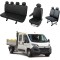 Huse Scaune Dedicate Citroen Jumper 2007-2019 Cabina Dubla 7 Locuri ,Doka din Piele
