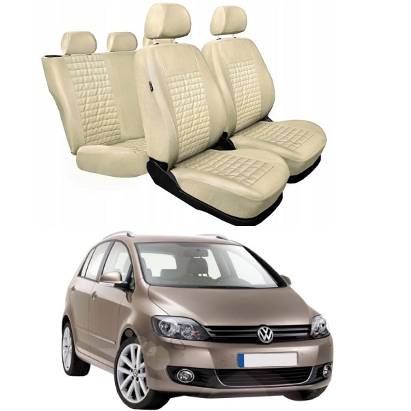 Huse Scaune Bej Vw Golf 6 PLUS dedicate
