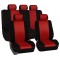 Huse Scaune Dedicate Dacia Logan 2008 Premium (Rosu/Albastru/Gri)