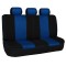 Huse Scaune Dedicate Dacia Logan 2008 Premium (Rosu/Albastru/Gri)