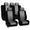 Huse Scaune Dedicate Dacia Logan 2008 Premium (Rosu/Albastru/Gri)