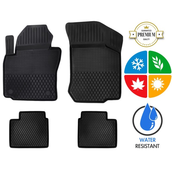 Set Covorase Tavita Vw Sharan II 2010-2022 all season premium cu bordura foarte inalta 30mm