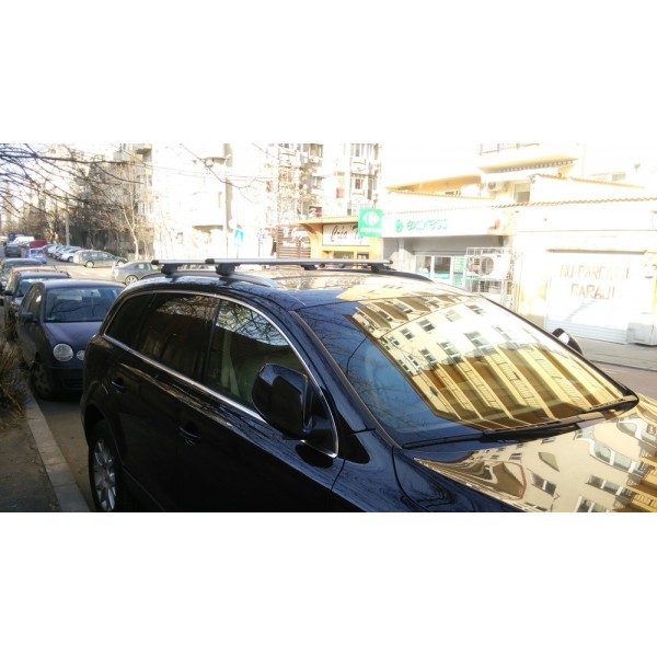 Bare portbagaj pentru Audi Q7/RSQ7 2007-2016 din aluminiu cu sistem antifurt si cheie.