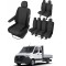 Huse Scaune Mercedes Sprinter 7 locuri cabina dubla doka 2017-2020, dedicate din bumbac premium