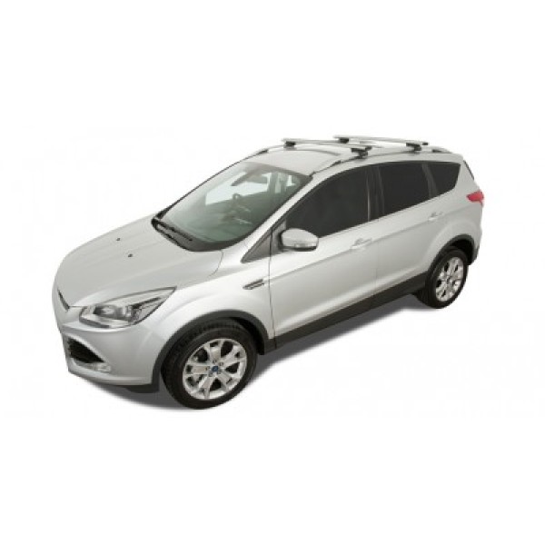Bare portbagaj dedicate Ford Kuga  2016-2018 din aluminiu cu sistem antifurt si cheie