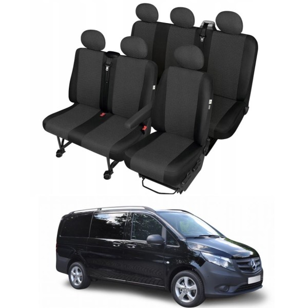 Huse Scaune 5+1 locuri (6 locuri) Mercedes Vito Mixto 2013-2020 (modelul nou)