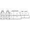 Set Huse Scaune Dacia Jogger 2022-2023 7 locuri premium plus
