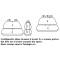 Huse Scaune 6 locuri Renault Trafic Kombi din bumbac 2001-2022