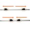 Bare portbagaj pentru Audi A6 allroad 2005-2012 Avant C6 din aluminiu cu sistem antifurt si cheie