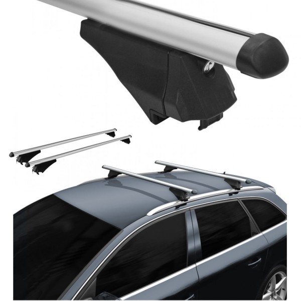 Bare portbagaj pentru Audi A4 B8/B9 Combi/Allroad 2008-2016 avant combi din aluminiu cu sistem antifurt si cheie