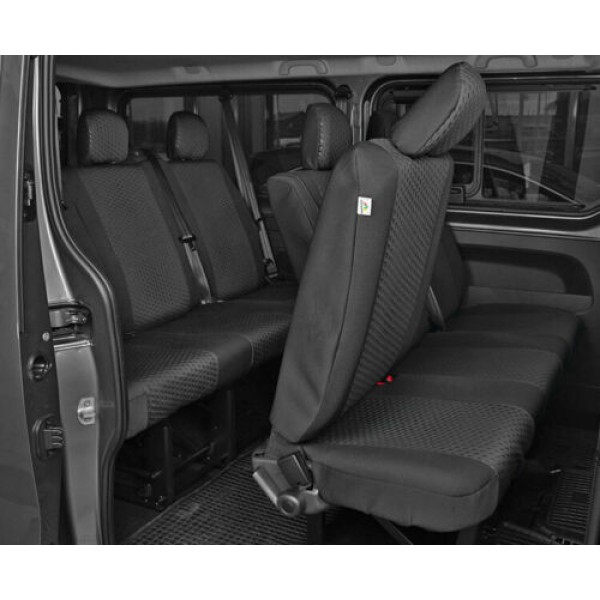Huse Scaune 9 locuri Vw Caravelle Multivan 2005-2020 din bumbac 8+1 locuri