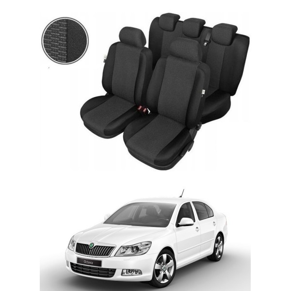 Huse Scaune Dedicate Skoda Octavia 2004-2013 Premium Bancheta Fractionata